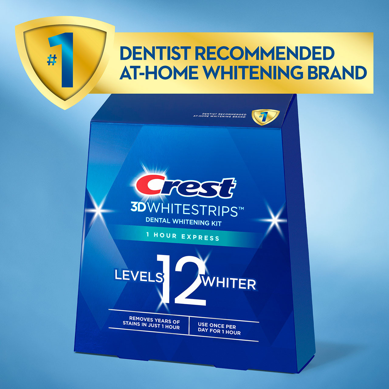 Oral-B 3DWhitestrips 1 Hour Express Accessoires Blauw | BE_OB98355