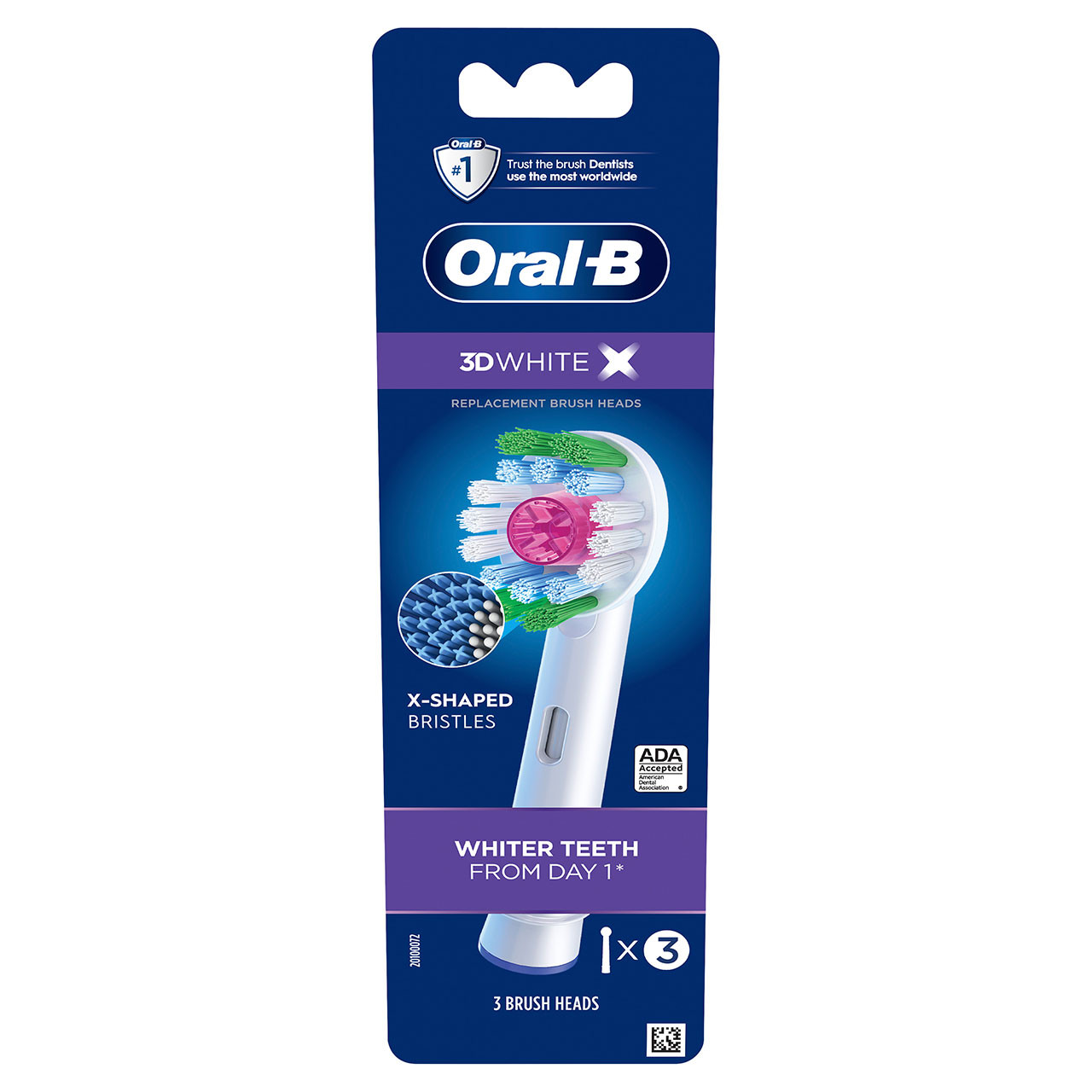 Oral-B 3D White Electric Toothbrush Overige opzetborstels Wit | BE_OB79566