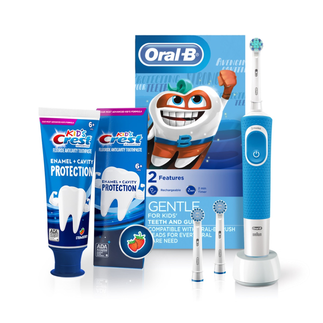 Oral-B Advanced Cavity Protection Kids Bundles Blauw | BE_OB17602