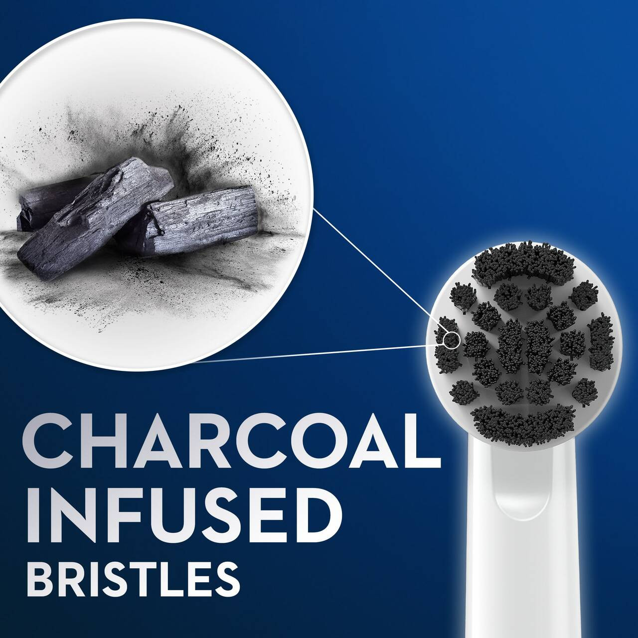 Oral-B Charcoal bristles Overige opzetborstels Grijs | BE_OB12992