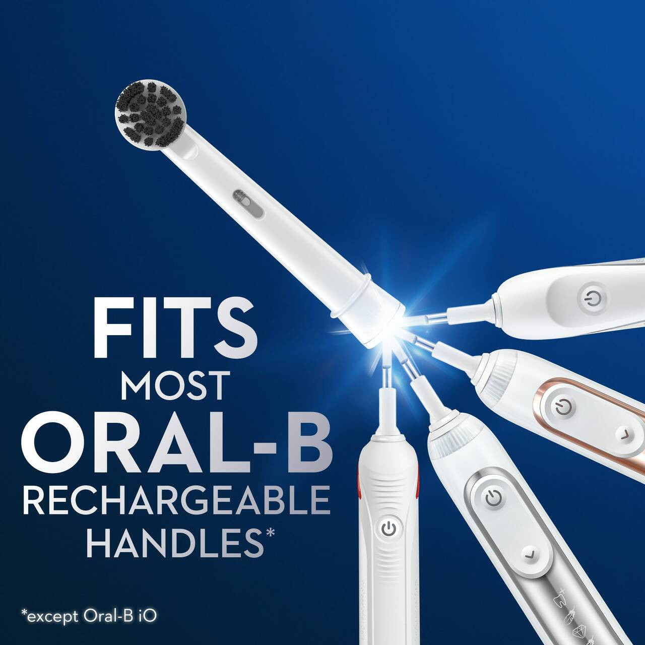 Oral-B Charcoal bristles Overige opzetborstels Grijs | BE_OB12992