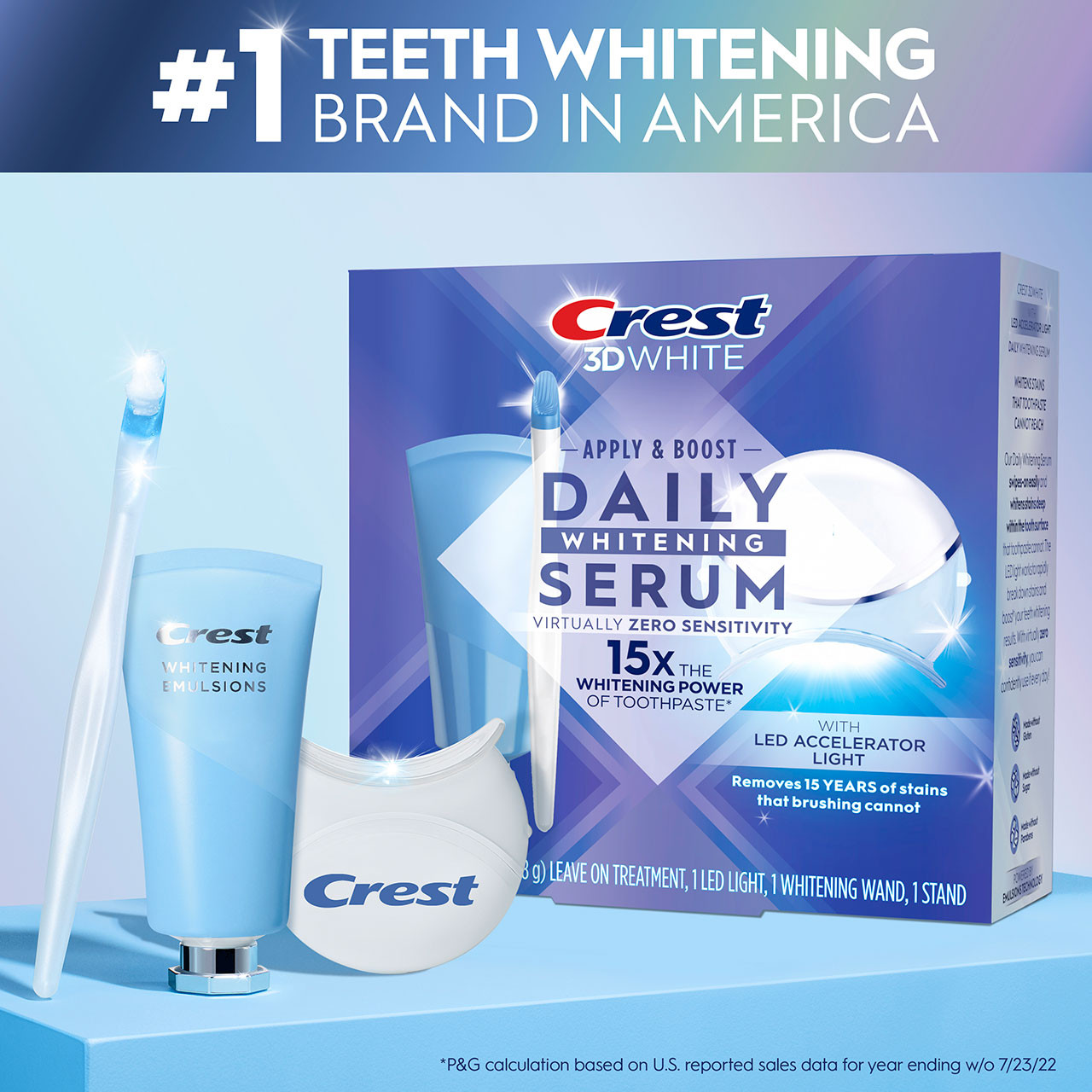 Oral-B Crest 3DWhite Daily Whitening Serum with LED Accessoires Licht | BE_OB28915