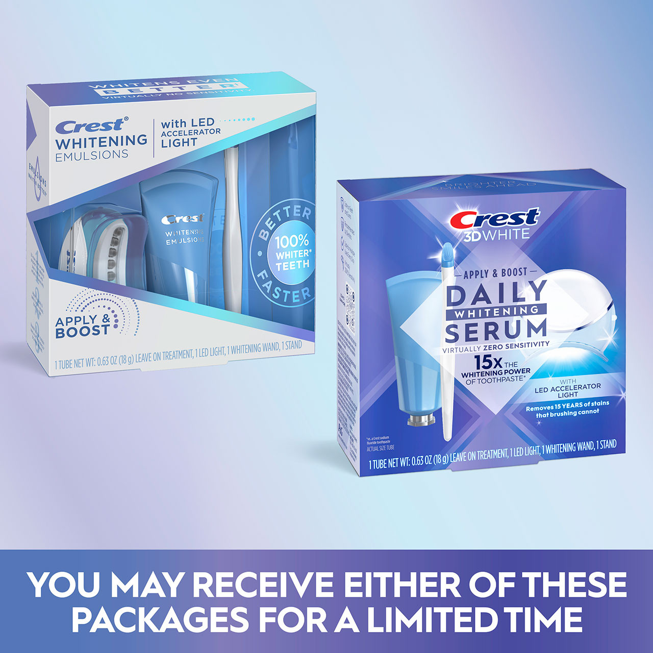 Oral-B Crest 3DWhite Daily Whitening Serum with LED Accessoires Licht | BE_OB28915