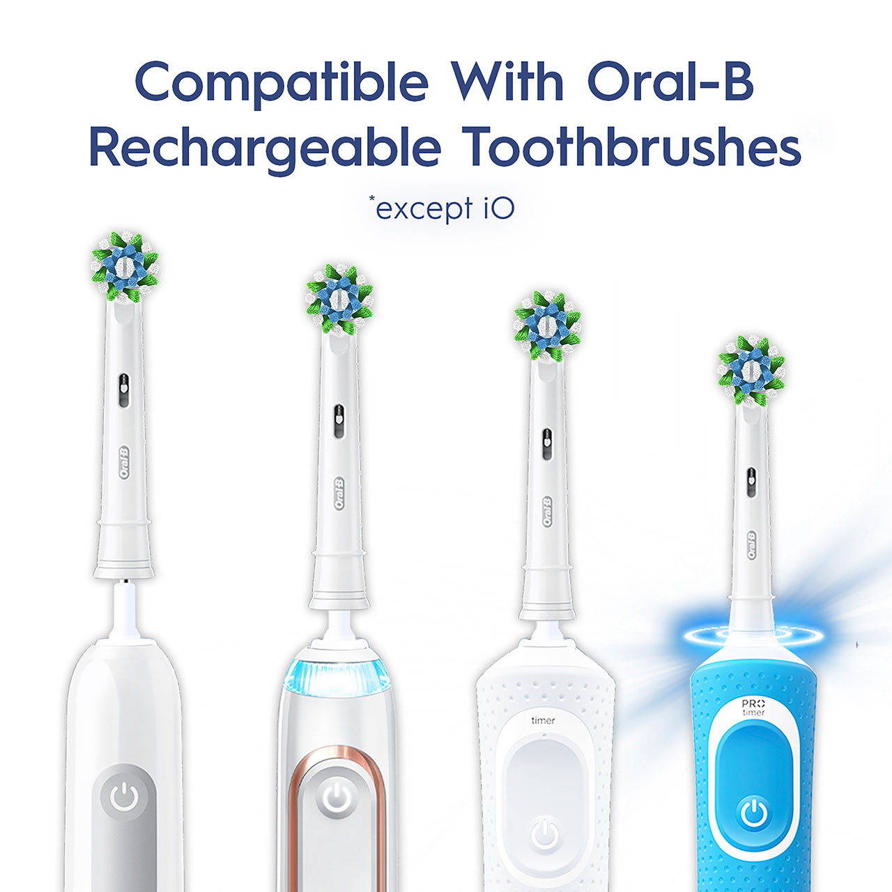 Oral-B CrossAction X-Filament Overige opzetborstels Blauw | BE_OB70232