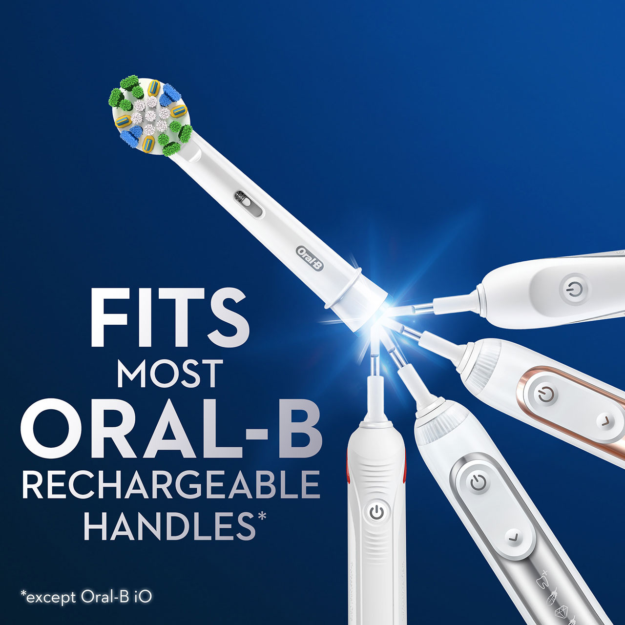 Oral-B FlossAction X-Filament Overige opzetborstels Wit | BE_OB37657