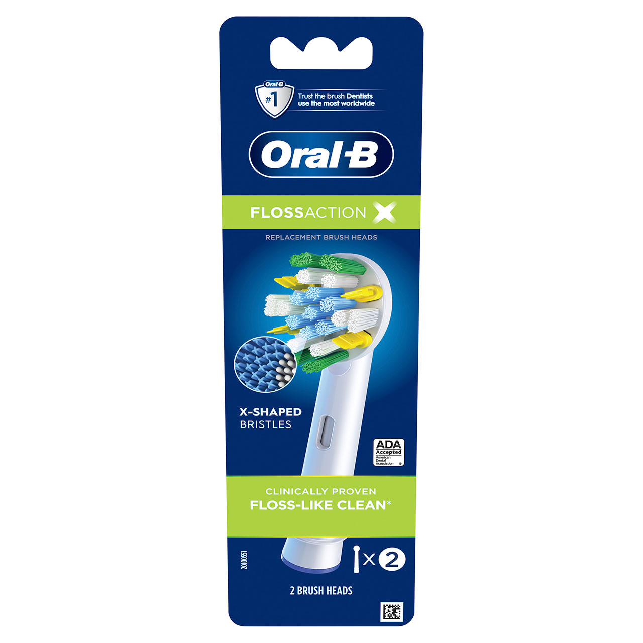 Oral-B FlossAction X-Filament Overige opzetborstels Wit | BE_OB37657