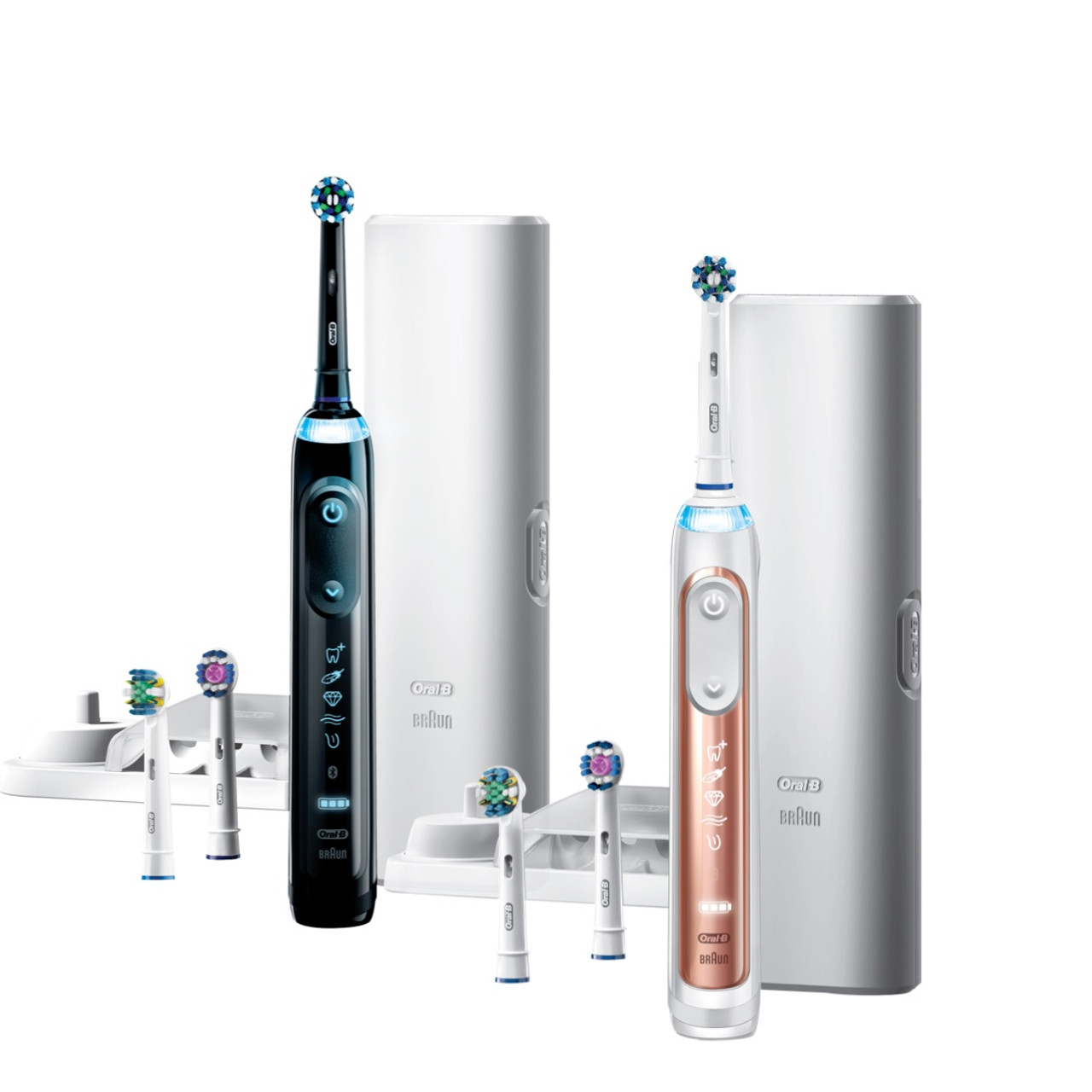 Oral-B Genius 7500 Rechargeable Genius-serie Zwart Roze Goud | BE_OB64929