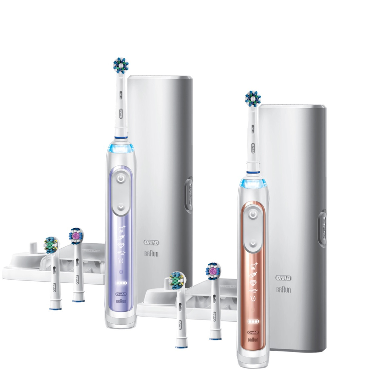 Oral-B Genius 7500 Rechargeable Genius-serie Paars Roze Goud | BE_OB96679