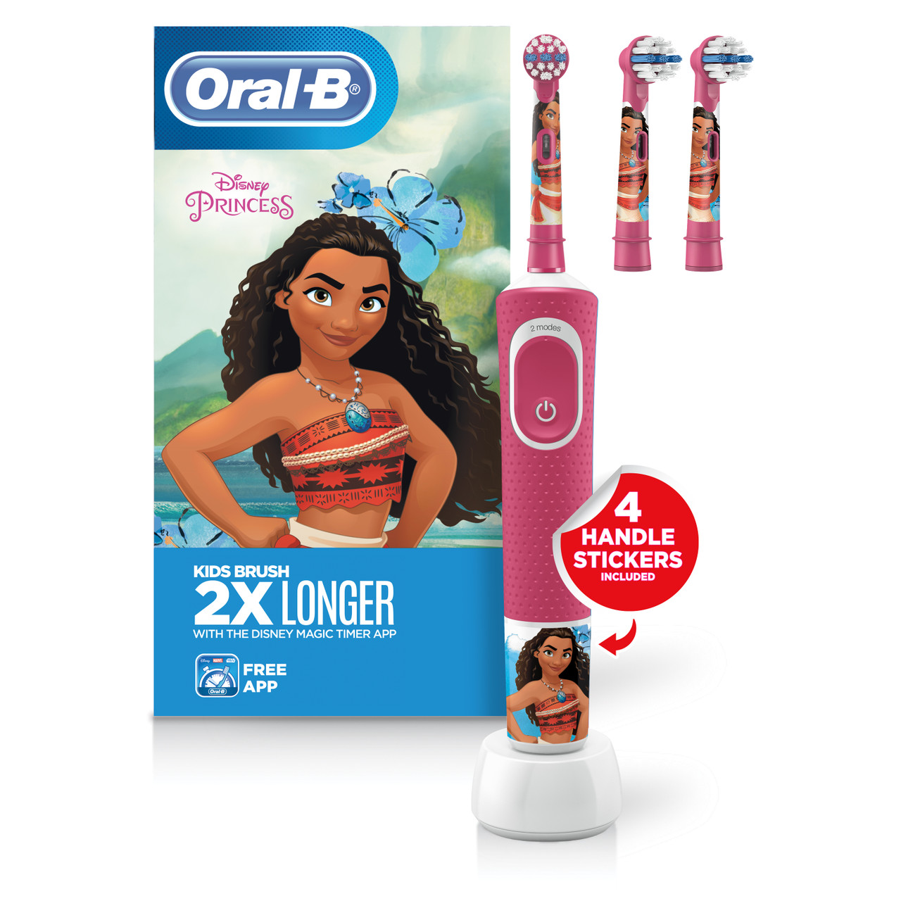 Oral-B Kids Princess Moana Bundles Rood | BE_OB13023