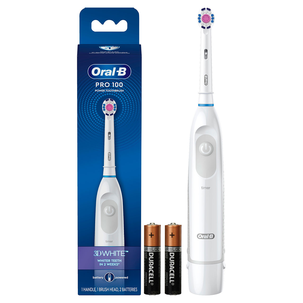 Oral-B Pro 100 3d Pro-serie Wit | BE_OB76039