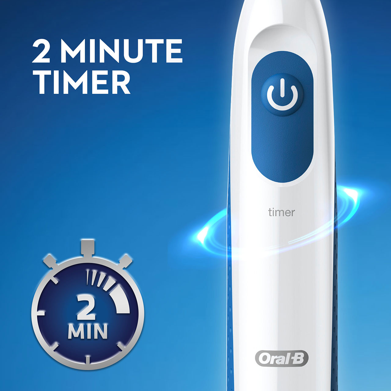 Oral-B Pro 100 Precision Clean Pro-serie Wit Blauw | BE_OB98543