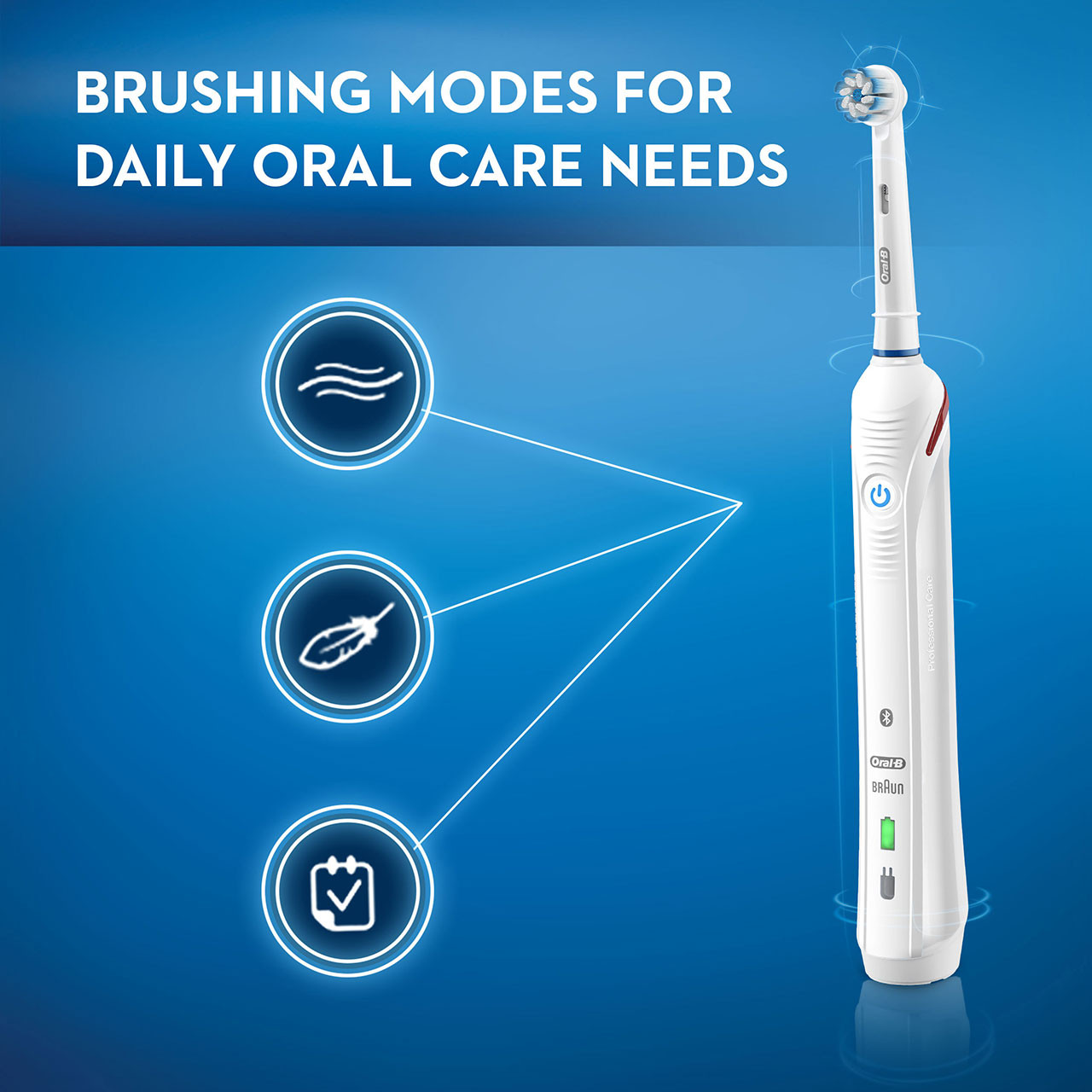 Oral-B Smart 4000 Rechargeable Smart-serie Wit | BE_OB46325