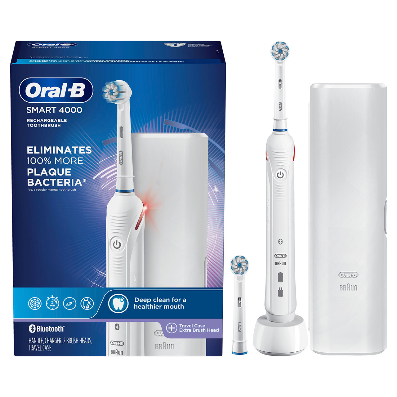 Oral-B Smart 4000 Rechargeable Smart-serie Wit | BE_OB46325