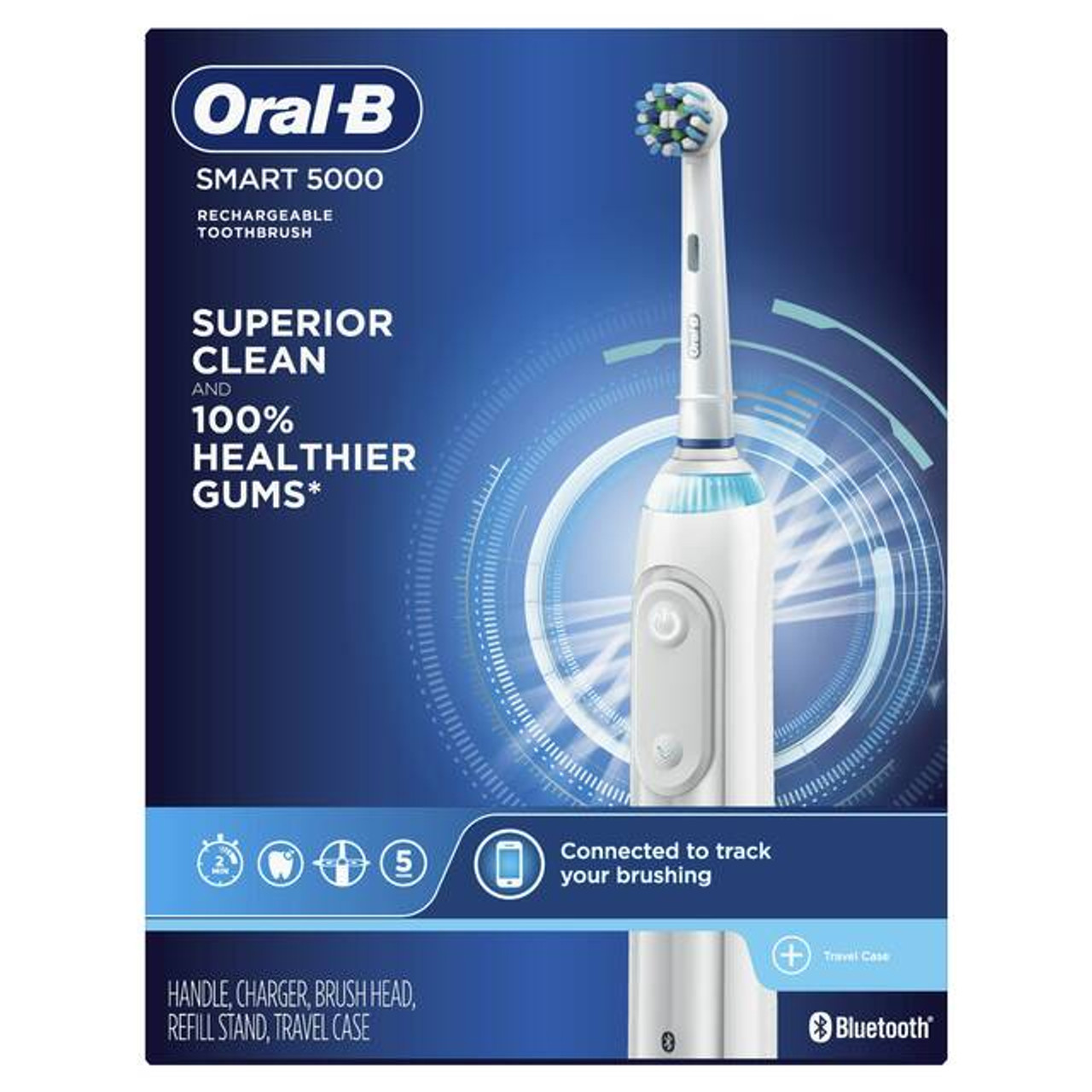 Oral-B Smart 5000 with Bluetooth Smart-serie Wit | BE_OB41433