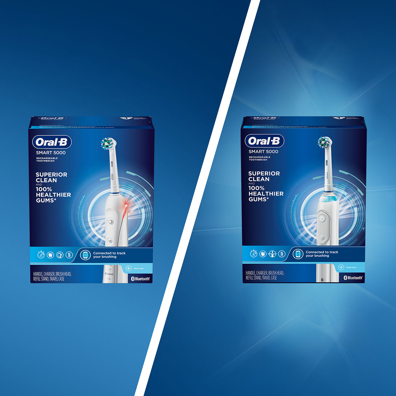 Oral-B Smart 5000 with Bluetooth Smart-serie Wit | BE_OB41433