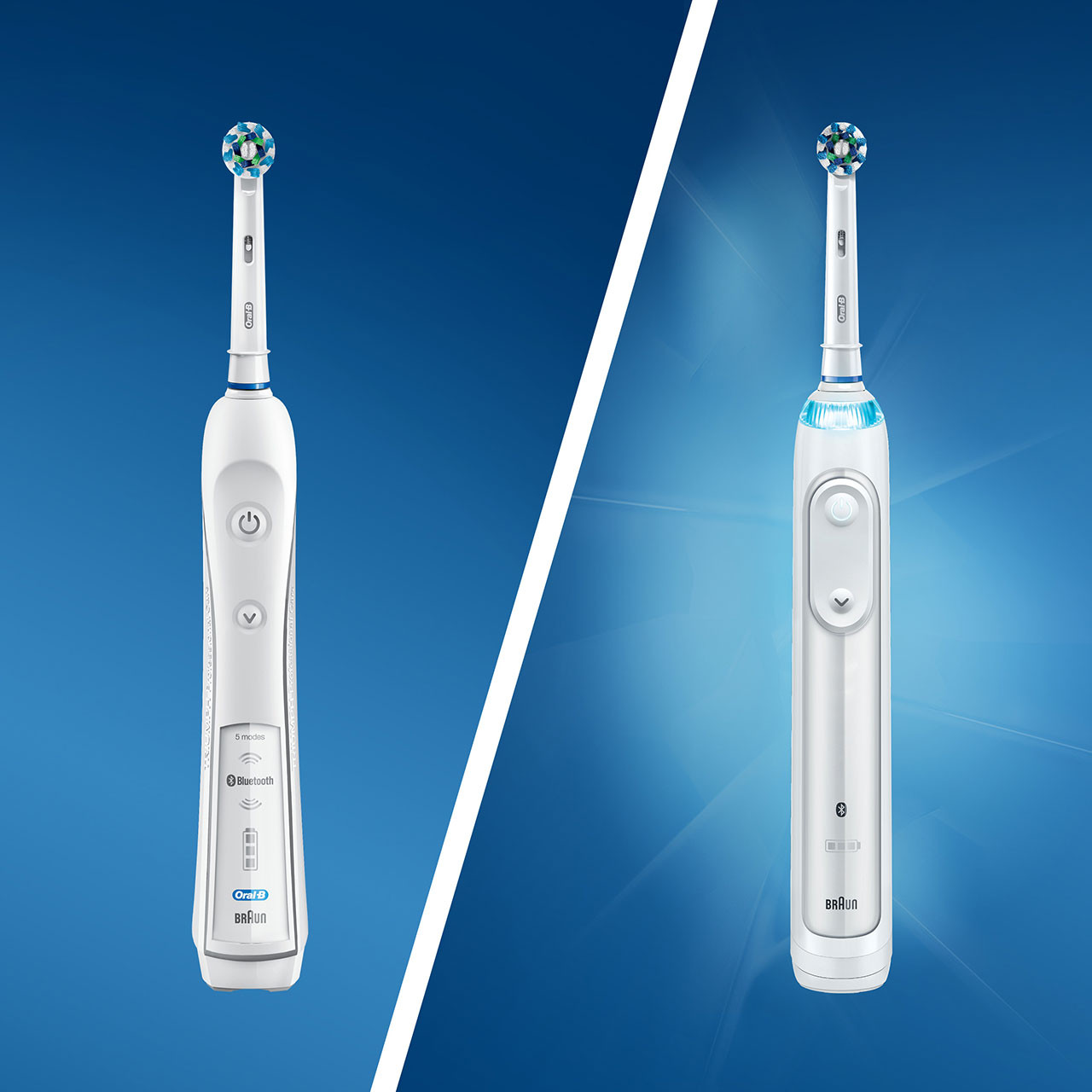 Oral-B Smart 5000 with Bluetooth Smart-serie Wit | BE_OB41433