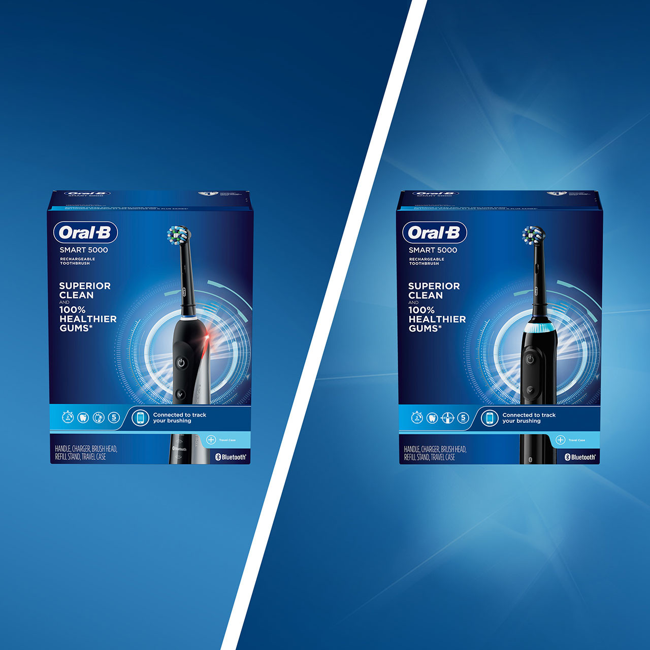 Oral-B Smart 5000 with Bluetooth Smart-serie Zwart | BE_OB42334