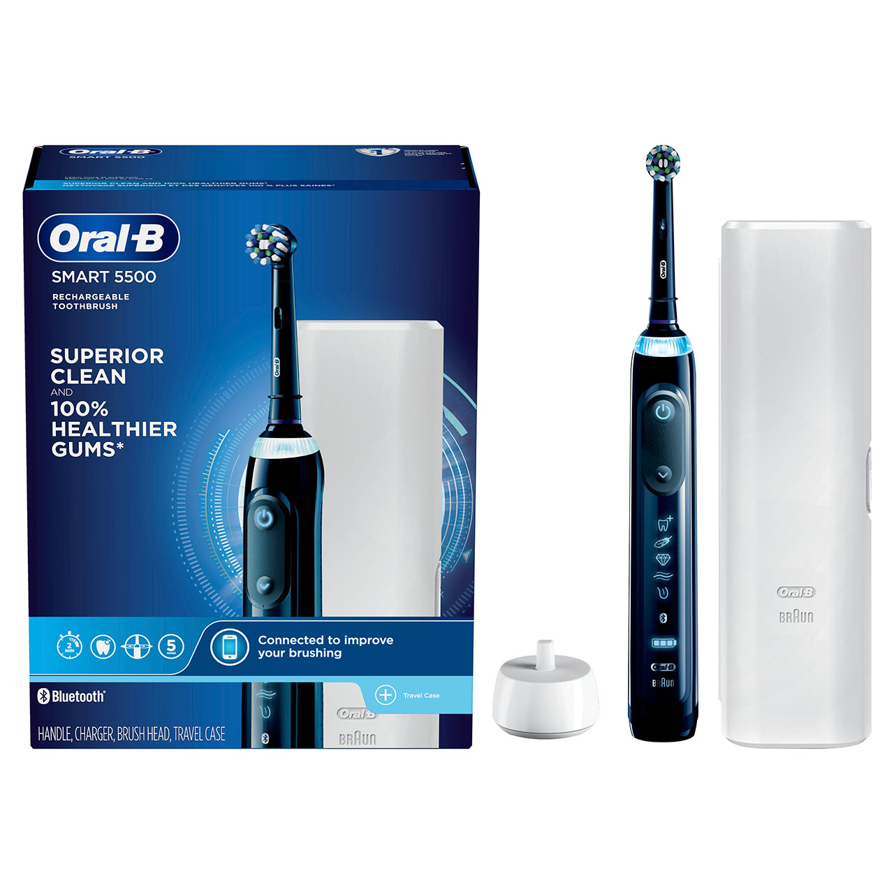 Oral-B Smart 5500 with Bluetooth Smart-serie Blauw | BE_OB13438