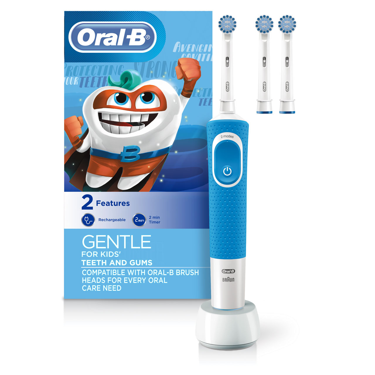 Oral-B Supertooth Kids Bundles Blauw | BE_OB47907