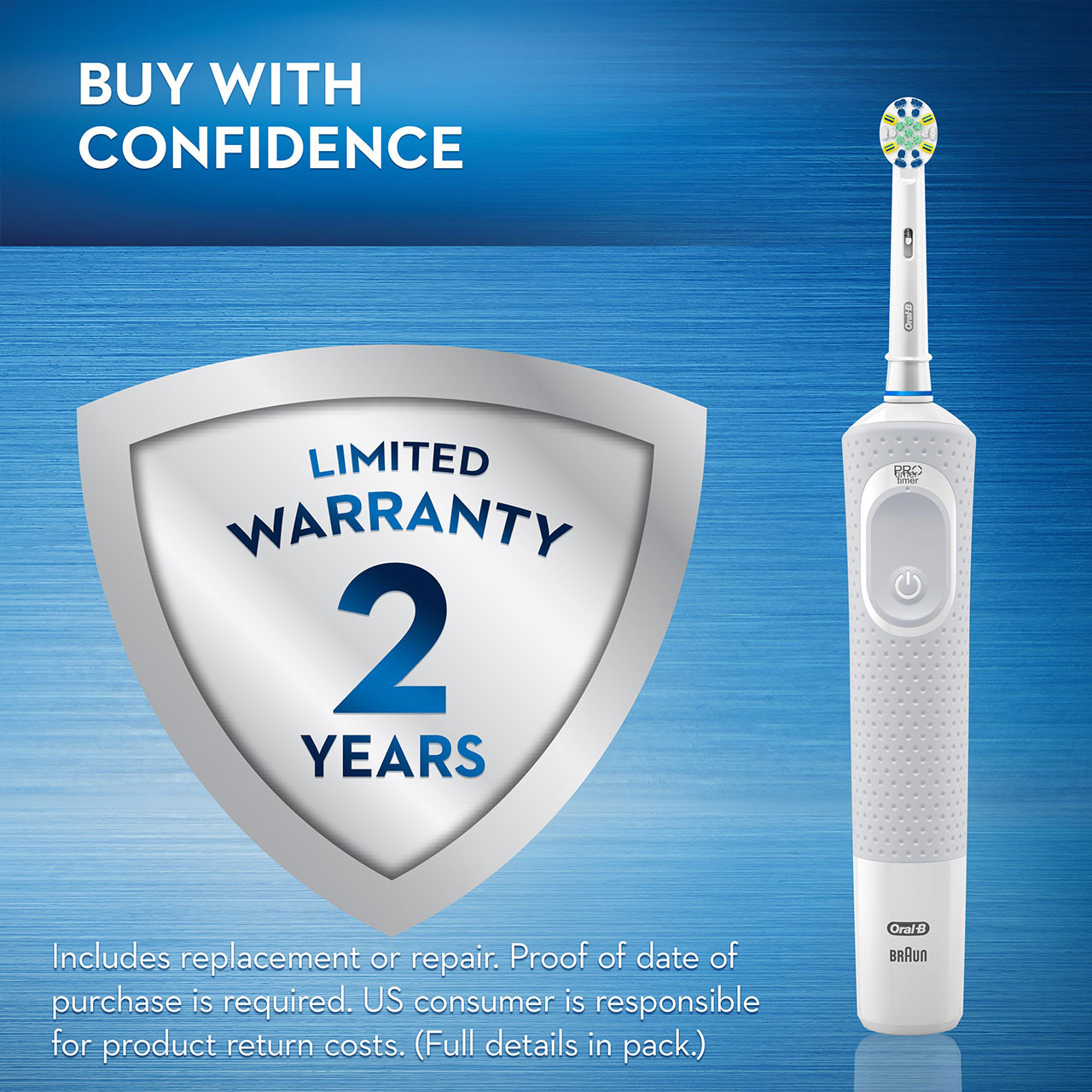 Oral-B Vitality Floss Action Pro-serie Wit | BE_OB33242