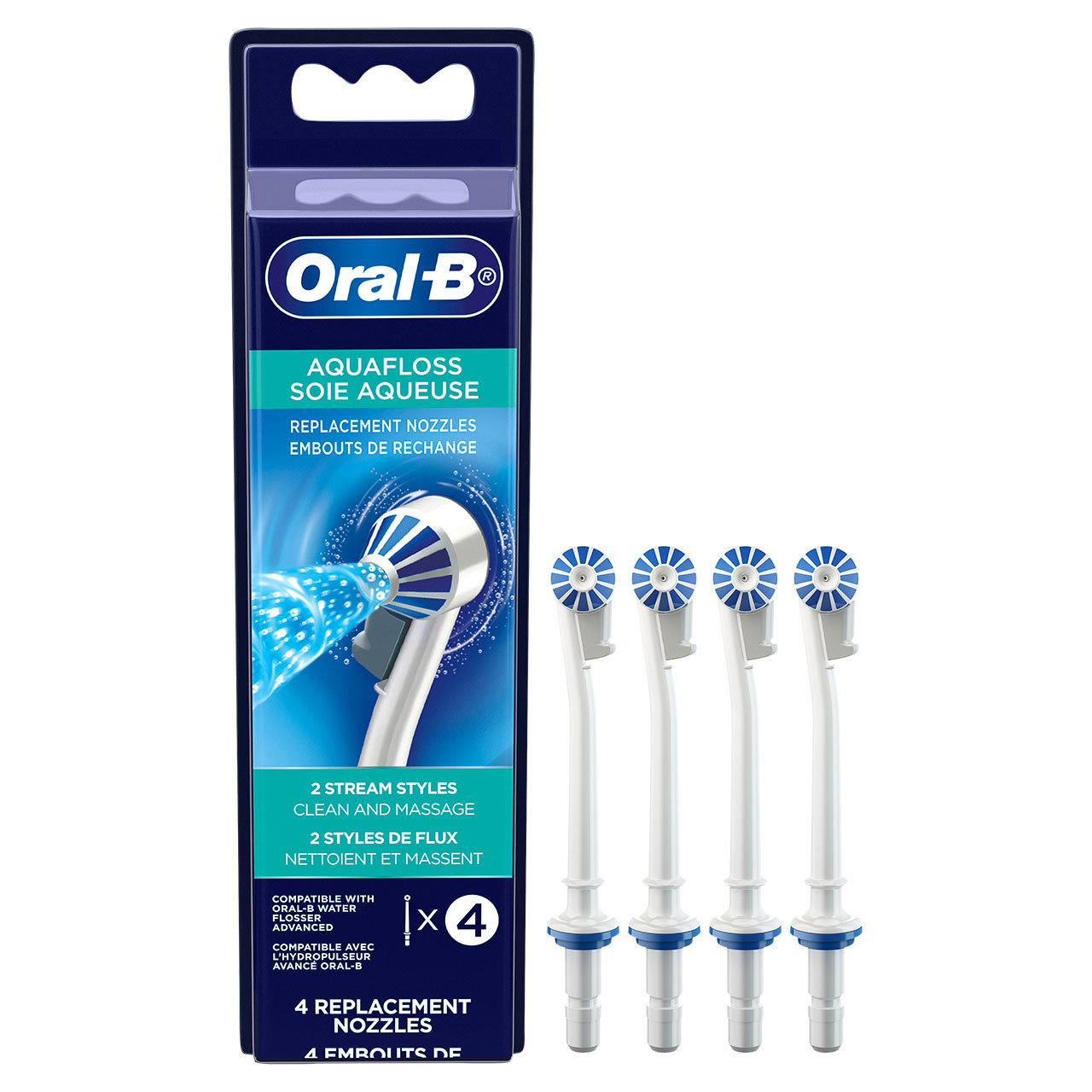 Oral-B Water Flosser Advanced Aquafloss Nozzle Accessoires Wit | BE_OB11250