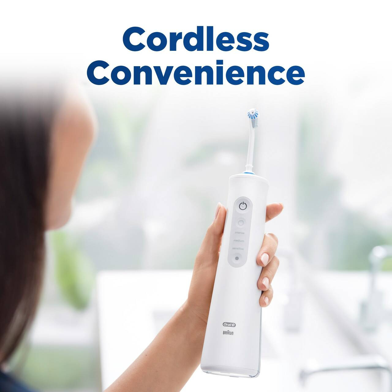 Oral-B Water Flosser Advanced, Portable Oral Irrigator Handle Accessoires Wit | BE_OB39004