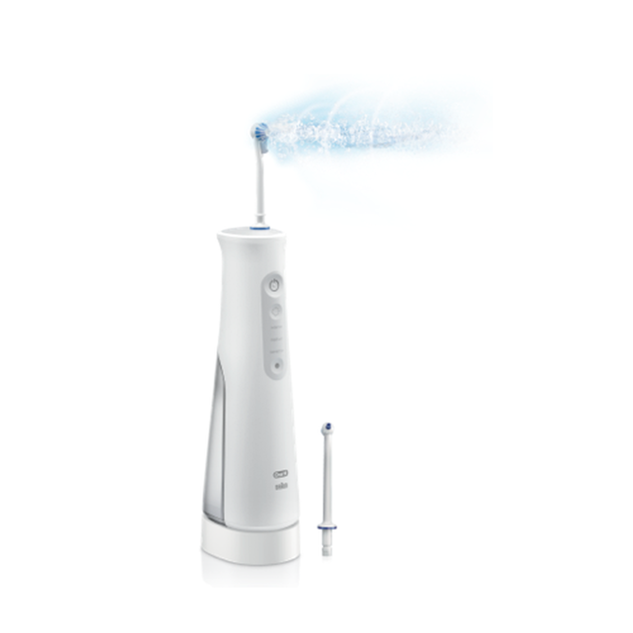 Oral-B Water Flosser Advanced, Portable Oral Irrigator Handle Accessoires Wit | BE_OB39004