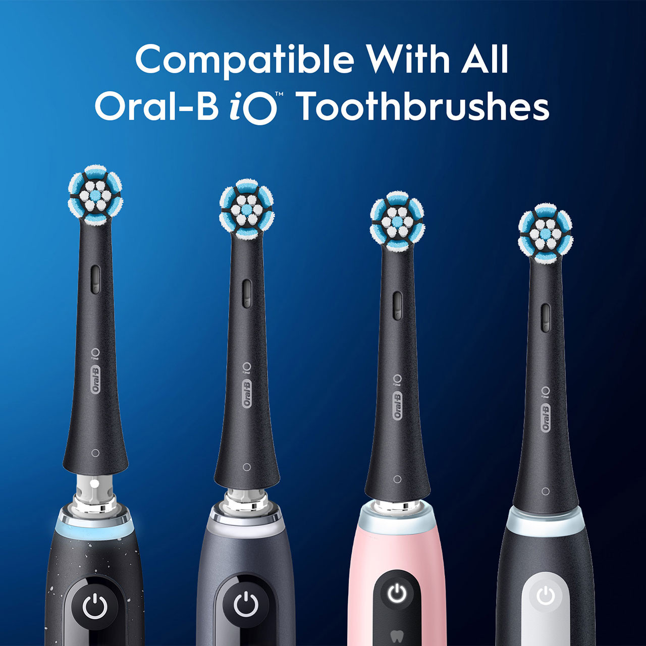 Oral-B iO Gentle Care iO-opzetborstels Zwart | BE_OB78433