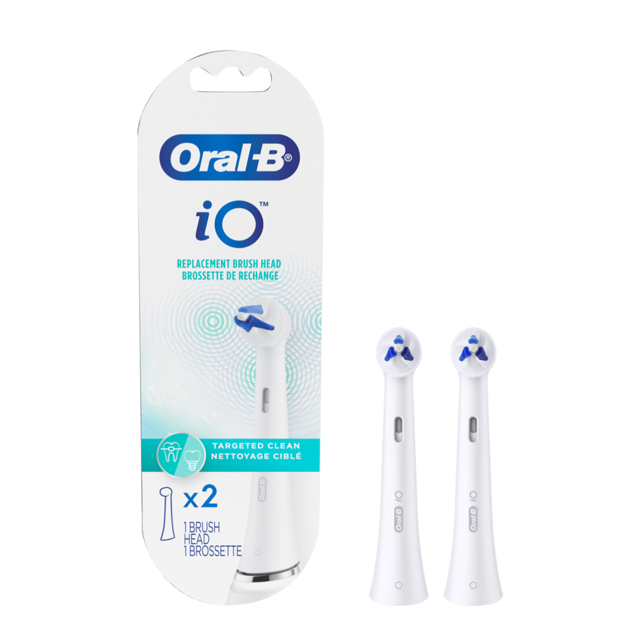 Oral-B iO Targeted Clean iO-opzetborstels Wit | BE_OB64734